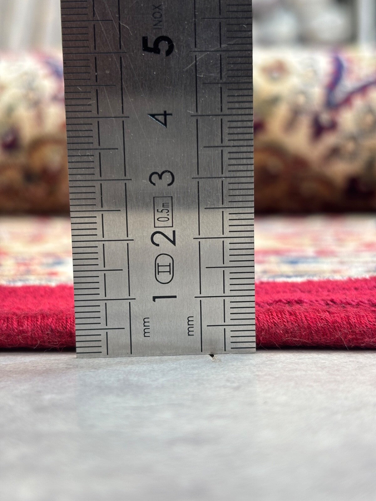 Tappeto orientale Kashmir Design 150x210 cm Viscosa Seta Lucida Castagna Marrone M604M