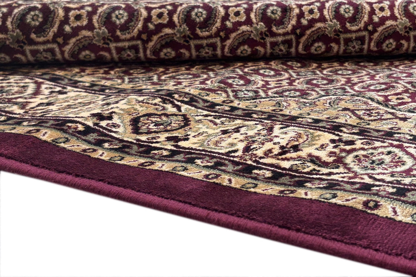 Orientteppich Kastanienbraun Kaschmir, Tabriz Design Teppich 150x210 cm M36M