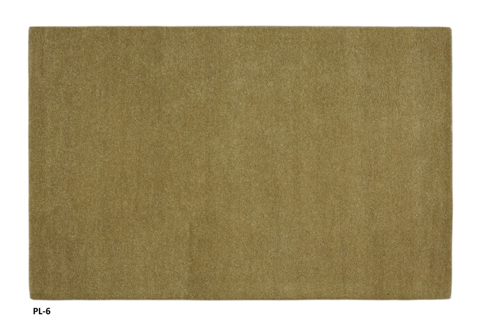 Gabbeh Teppich 100% Wolle Gold Uni Farbe 120x180 cm Handgemacht PL6