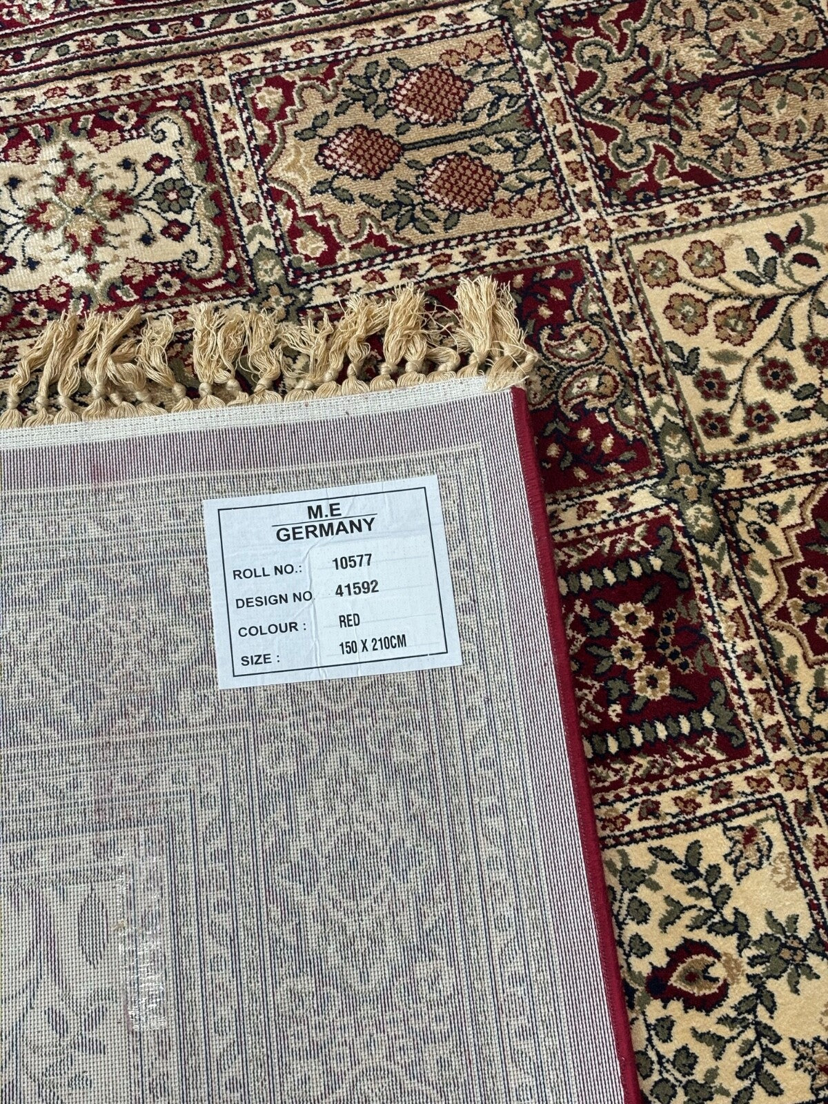 Orientteppich 150x210 cm Kashmir Design Viskose mit Seidenglanz Luxuriös Teppich