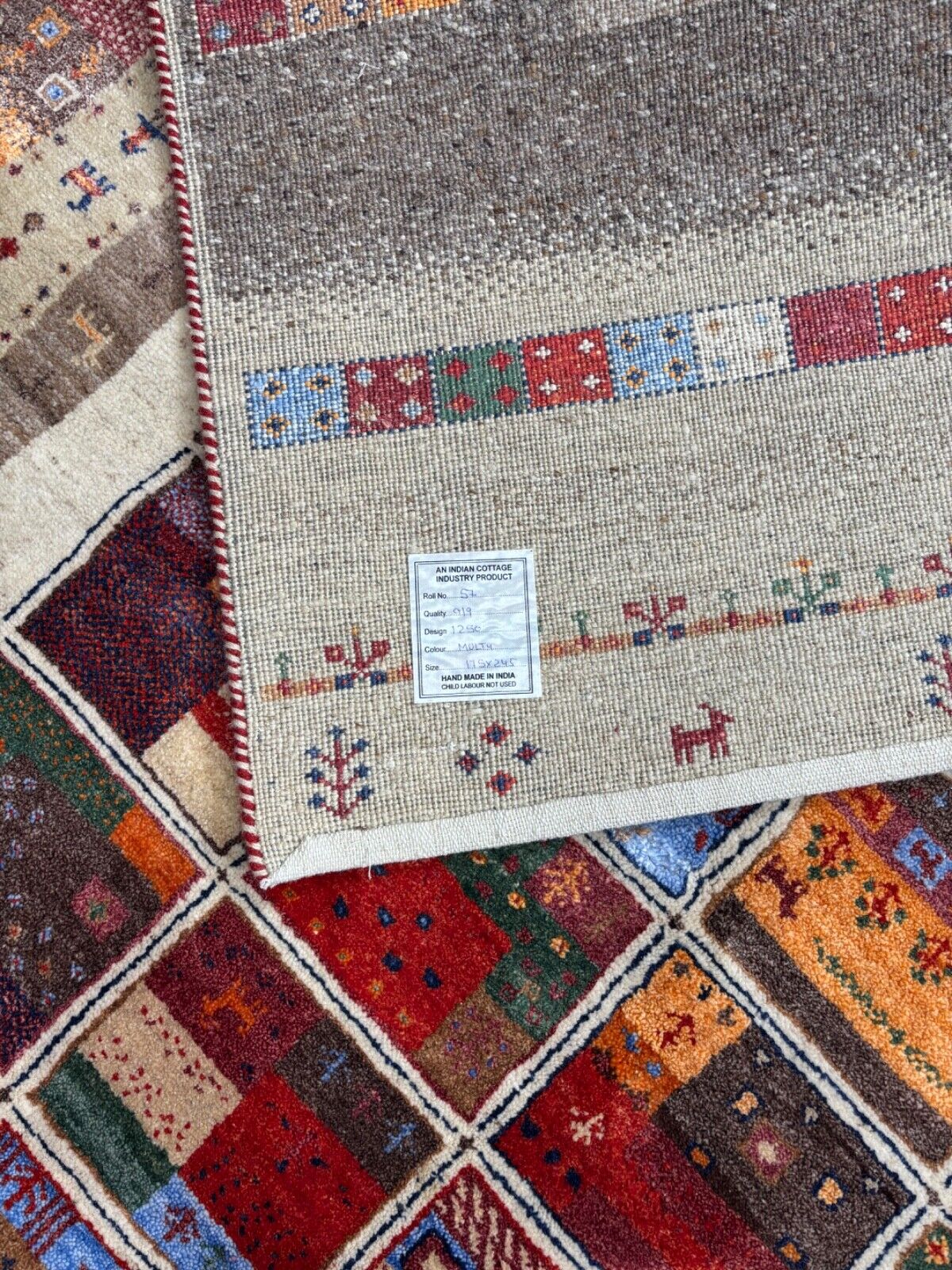 HandgeknĂĽpft Orientteppich 175x245 Wolle Teppich Klassisch Design DS2