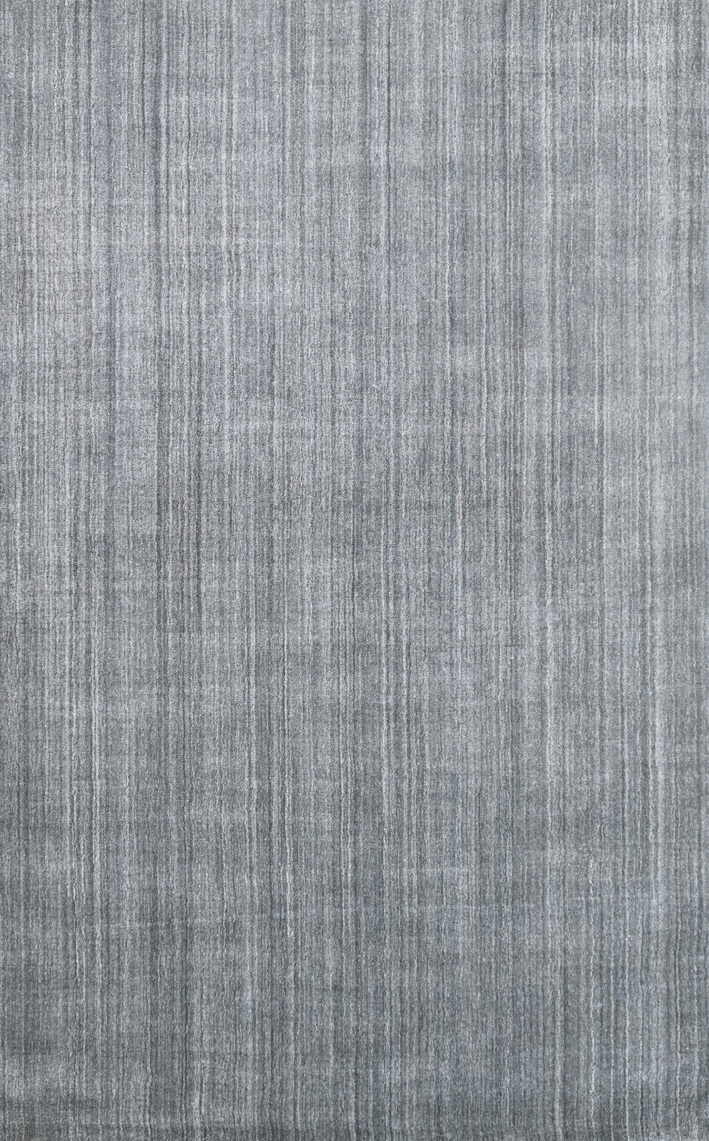 Handgewebter Teppich 150x240 Holzkohle Glanzoptik Wolle-ViskosemWohnzimmer SH124