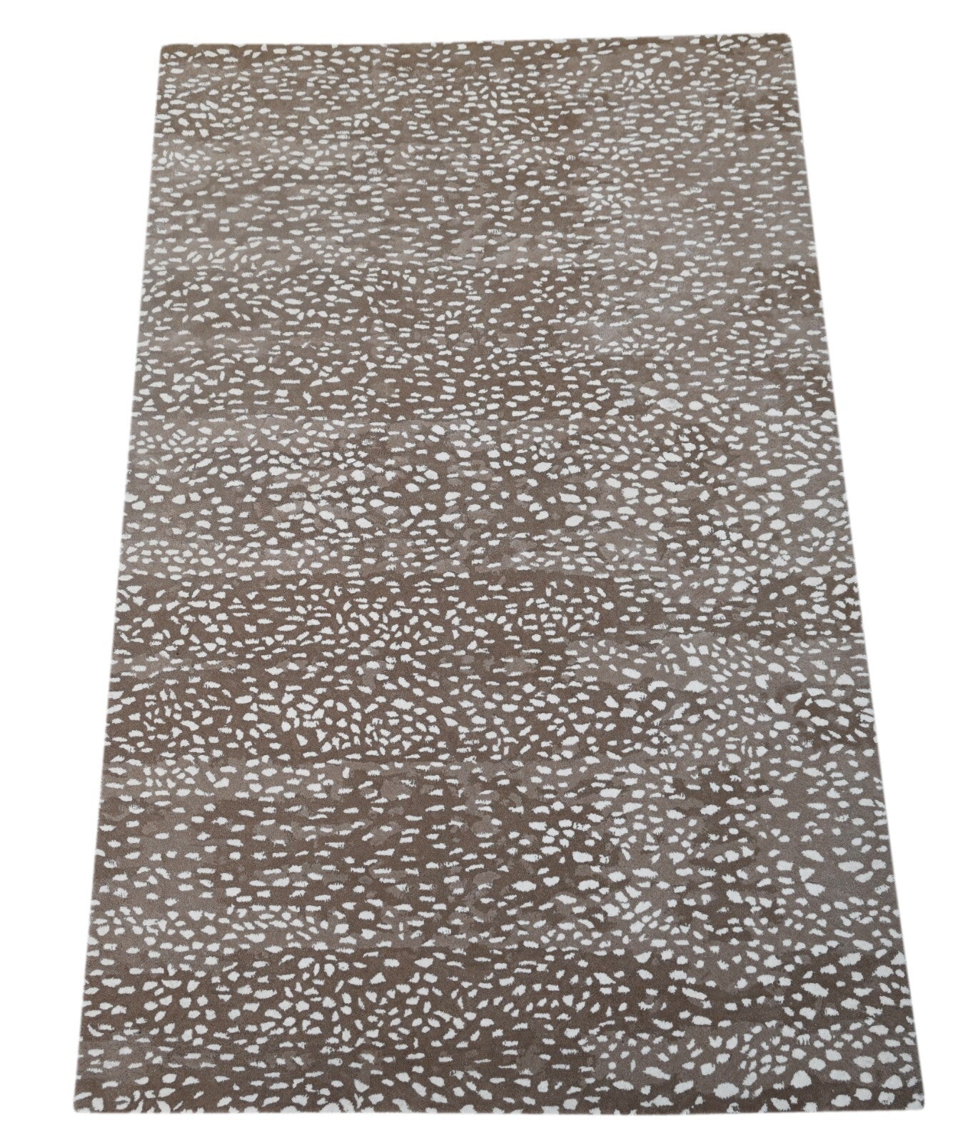 Handgetufteter Wolle teppich 150x240 Beige Modern Wohnzimmer SH243