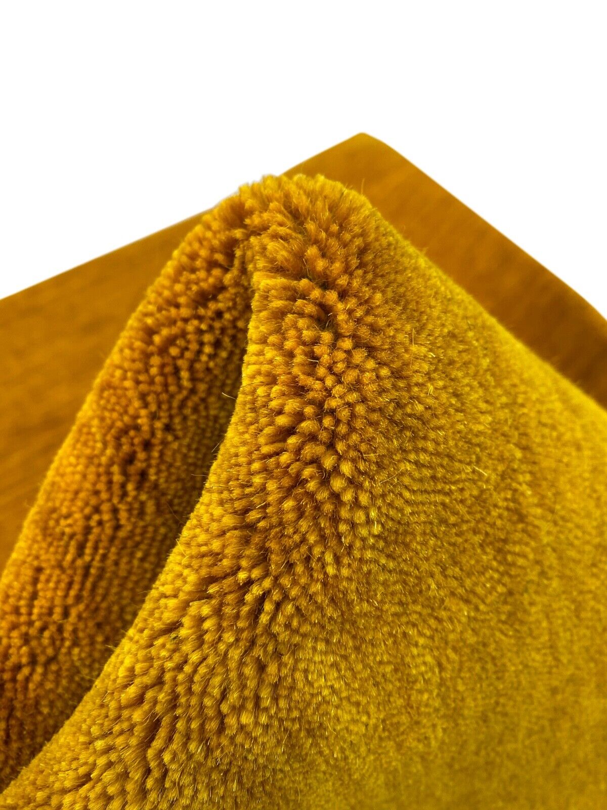 Gold Gabbeh Teppich 100% Wolle Orientteppich Handgewebt Loom Brücke G625T3