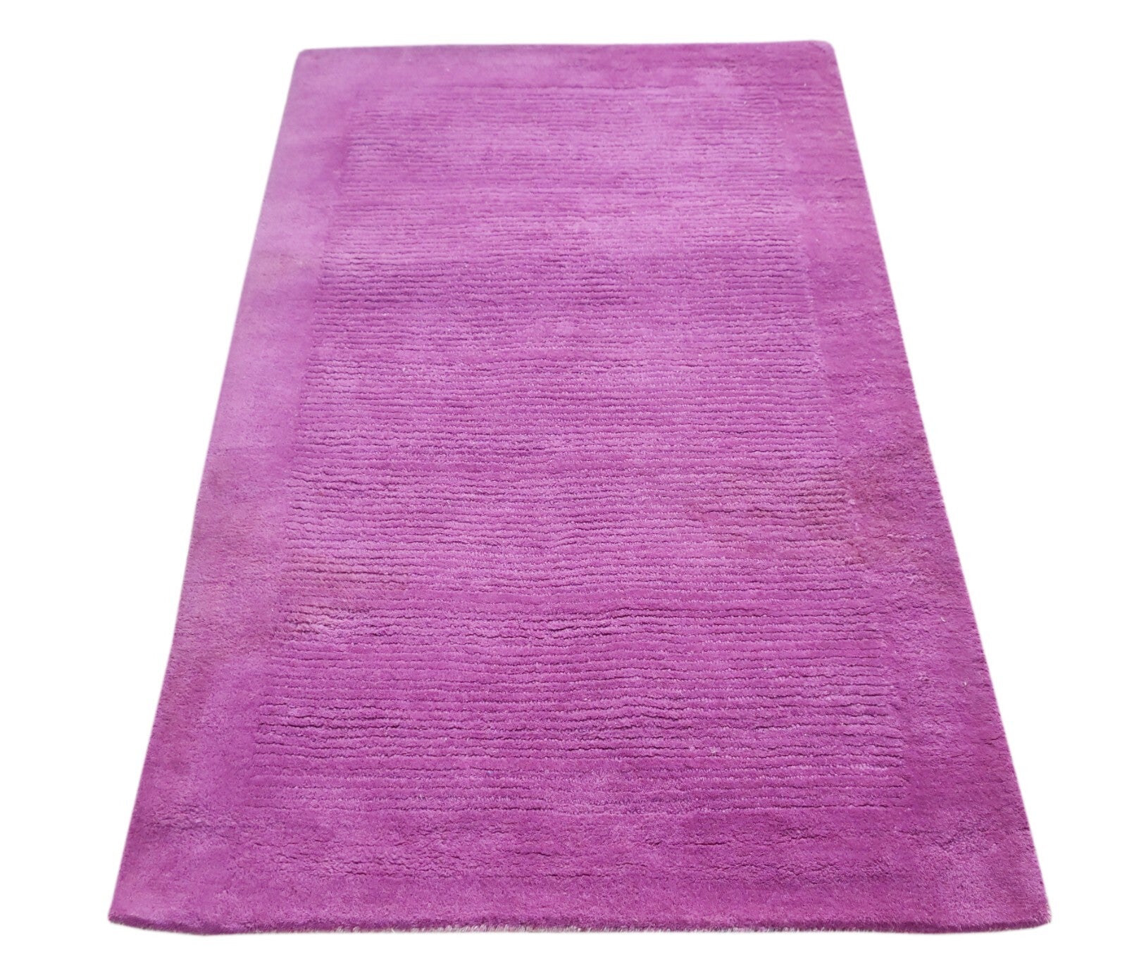 Handgetufteter Wolle teppich 120x180 Lila Modern Wohnzimmer SH238