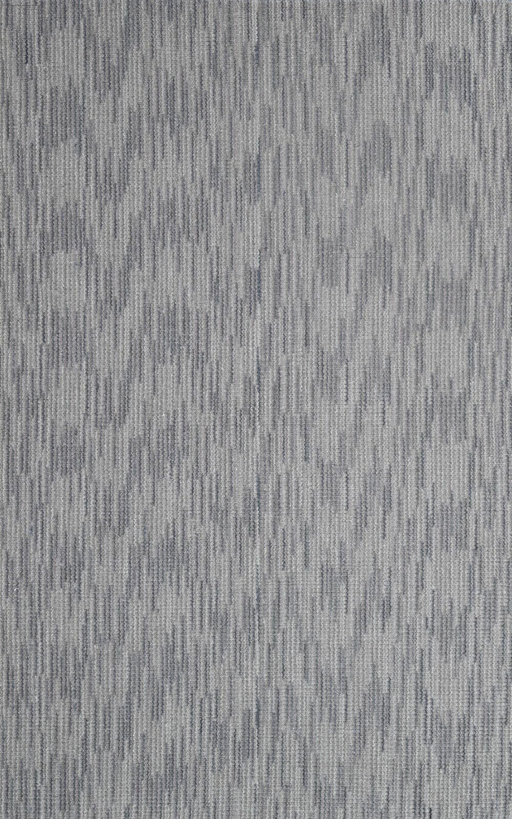 Handgewebter Teppich 150x240 Grau Glanzoptik Wolle Flach Wohnzimmer SH101