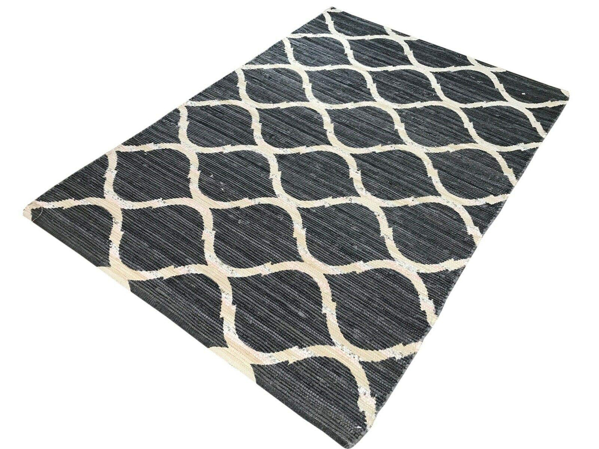 Chindi Kelim aus Baumwolle, 120 × 180 cm – beidseitig nutzbar