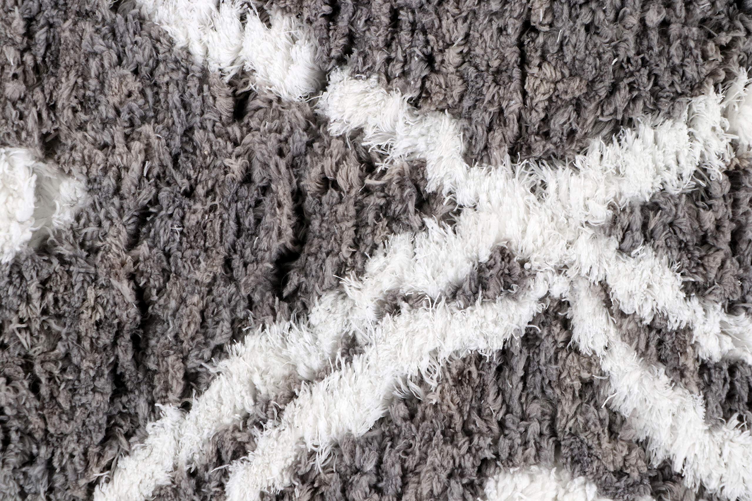 Shaggy Teppich Hochflor Langflor Teppiche Handgetuftet ~ 100% Polyester ~ 3 Größen & 3 Farben