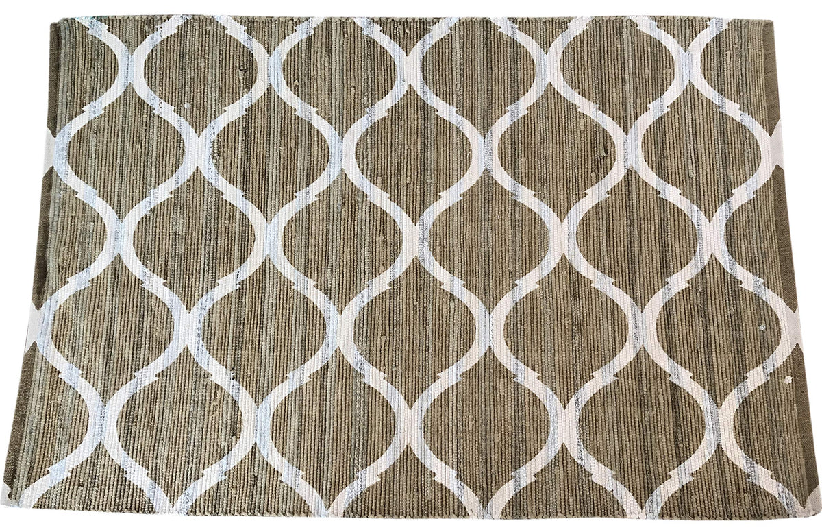 Chindi Kelim aus Baumwolle, 120 × 180 cm – beidseitig nutzbar