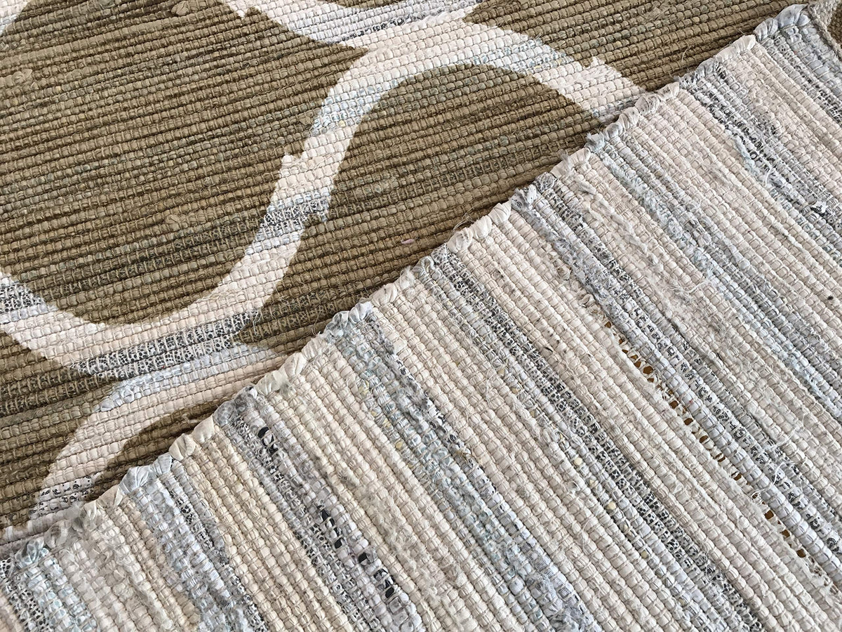 Chindi Kelim aus Baumwolle, 120 × 180 cm – beidseitig nutzbar