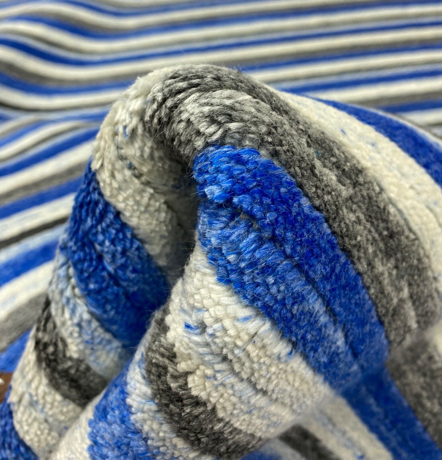 Gabbeh kilimas, smėlio spalvos, mėlynas, rudas, 100% vilna, Lori audimo staklėmis, rankomis austas, 114x178 cm, S166