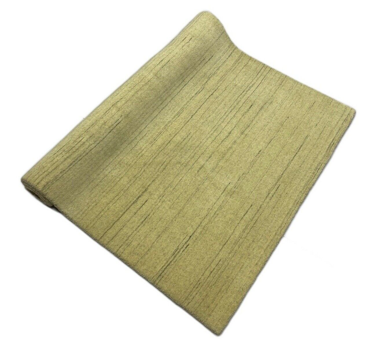 Teppich 100% Wolle Beige Grau Gabbeh lori Handgewebt 120x180 cm S115