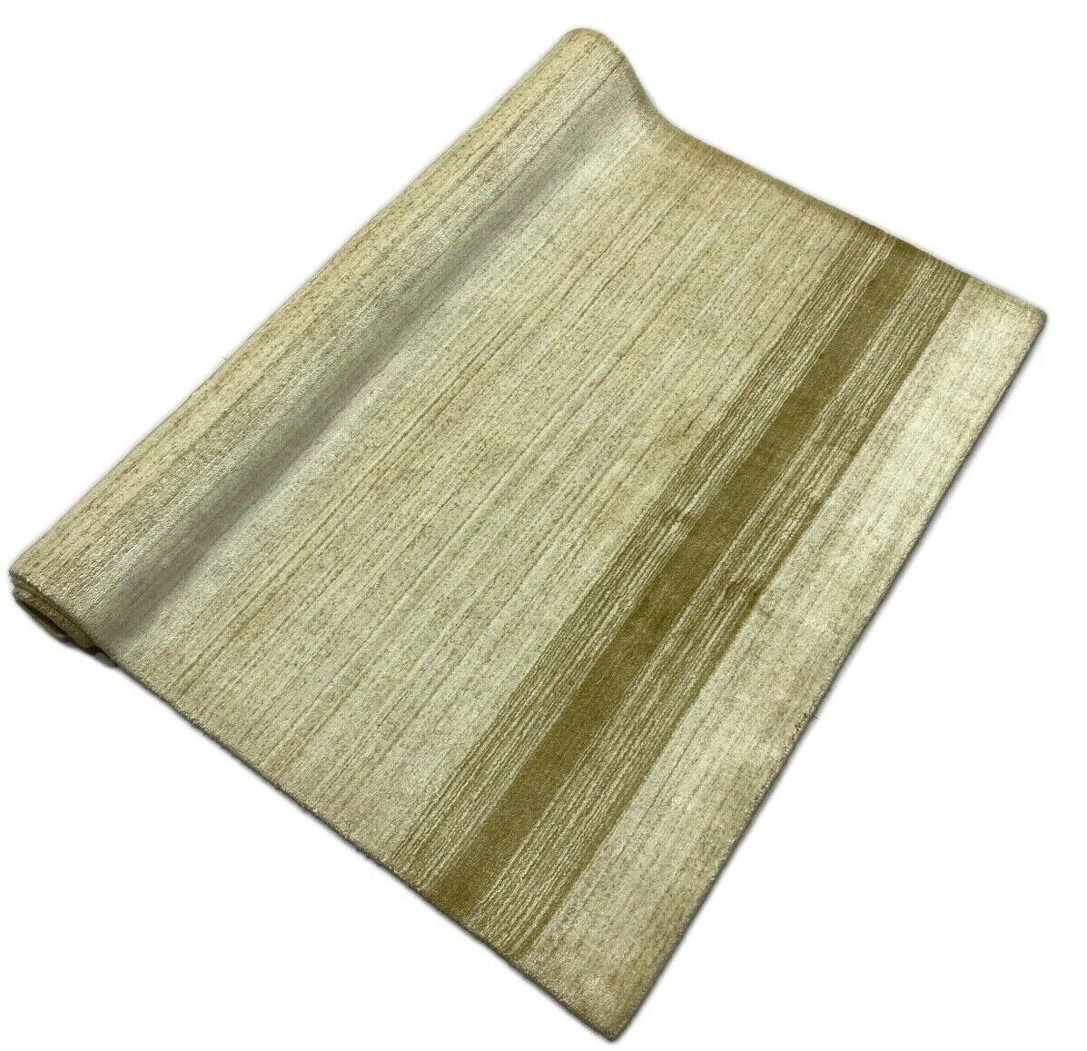 Gabbeh Teppich 100% Wolle Beige loom lori Handgewebt 120x180 cm S42