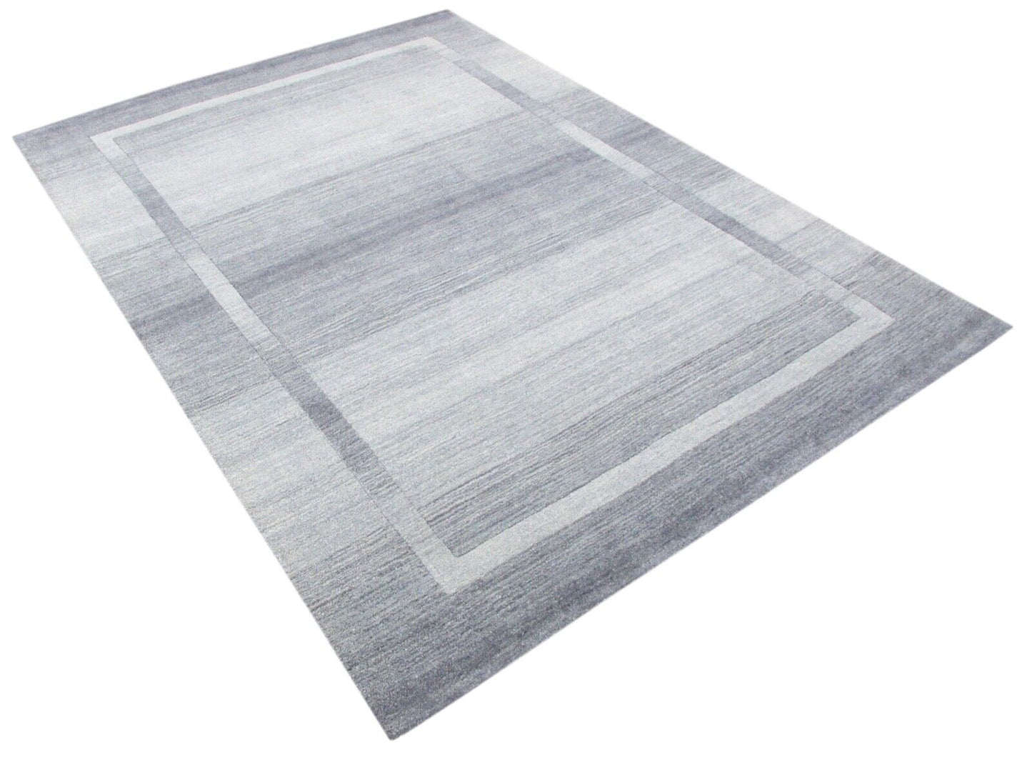 Rosa 160X230 cm Teppich 100% Wolle Beige Orientteppich Handgetuftet T794