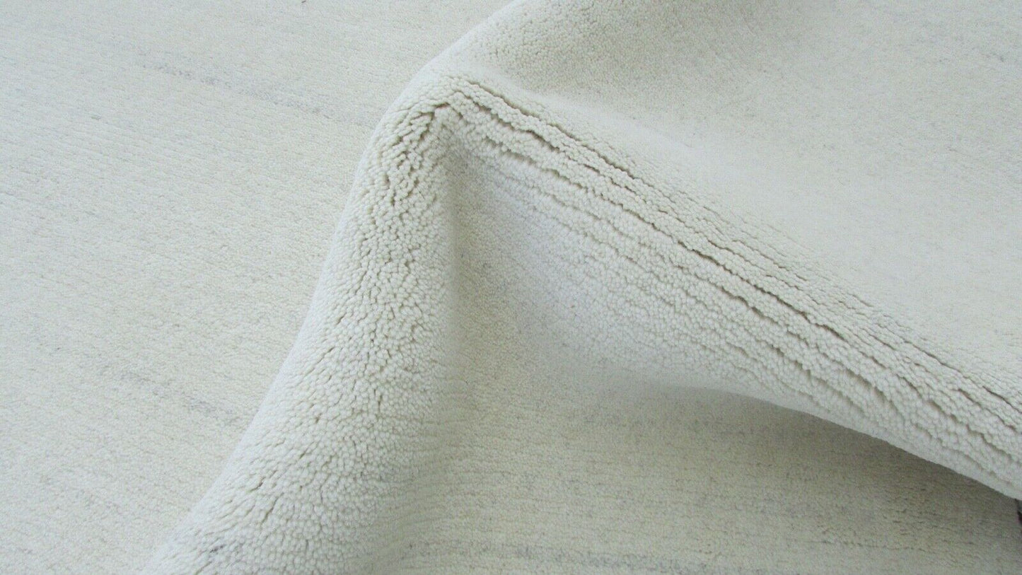 Nepal Teppich Handgeknüpft Beige 100% Wolle Orientteppich Braun 170X235 cm N-146