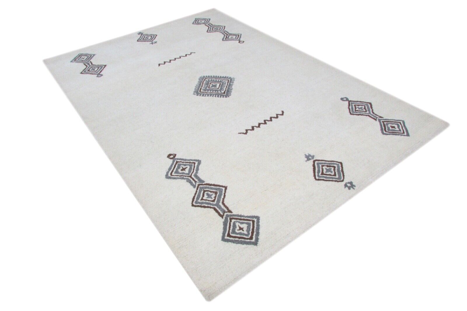 Elfenbeinfarbe Teppich 100% Wolle Béžová 160X230 cm Handarbeit Handgetuftet T836