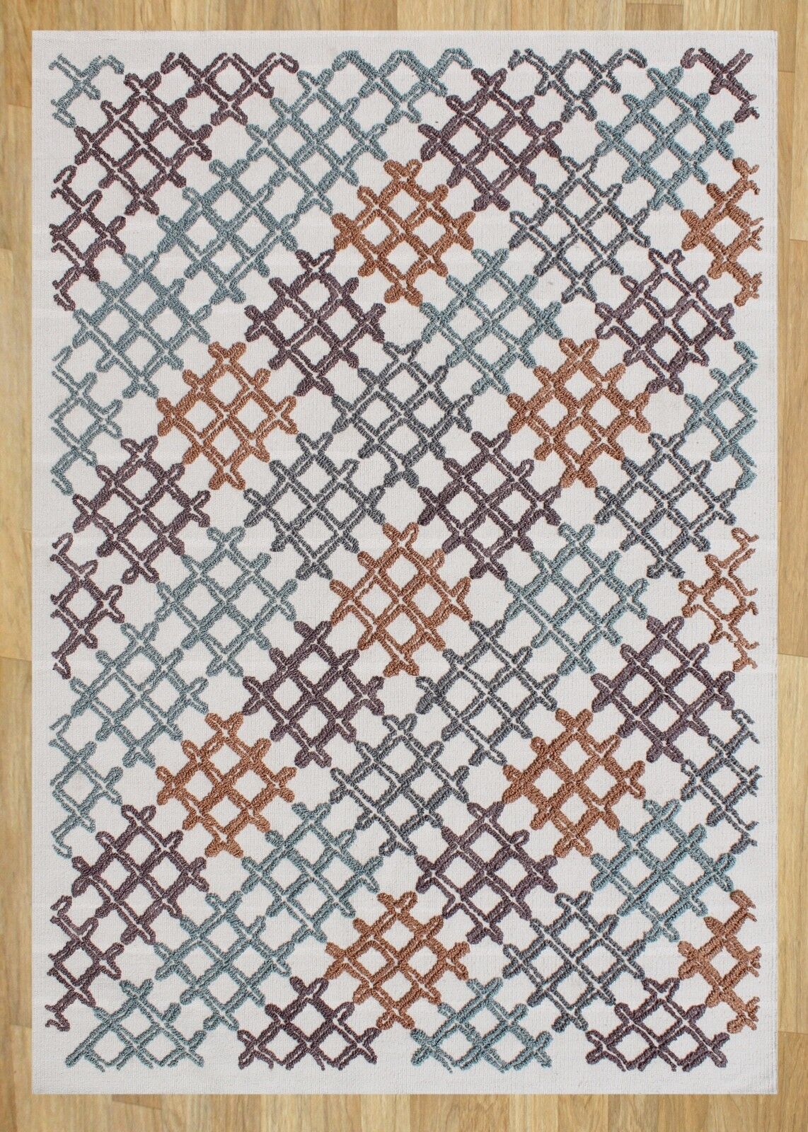 Designer Teppich Kilim Handgewebt Kelim 170X240 cm , Flechtteppich Dhurrie
