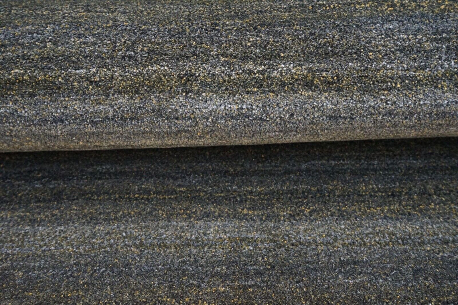 Teppich 100% Wolle Holzkohle Braun 160X230 cm Orientteppich Handgetuftet HT361