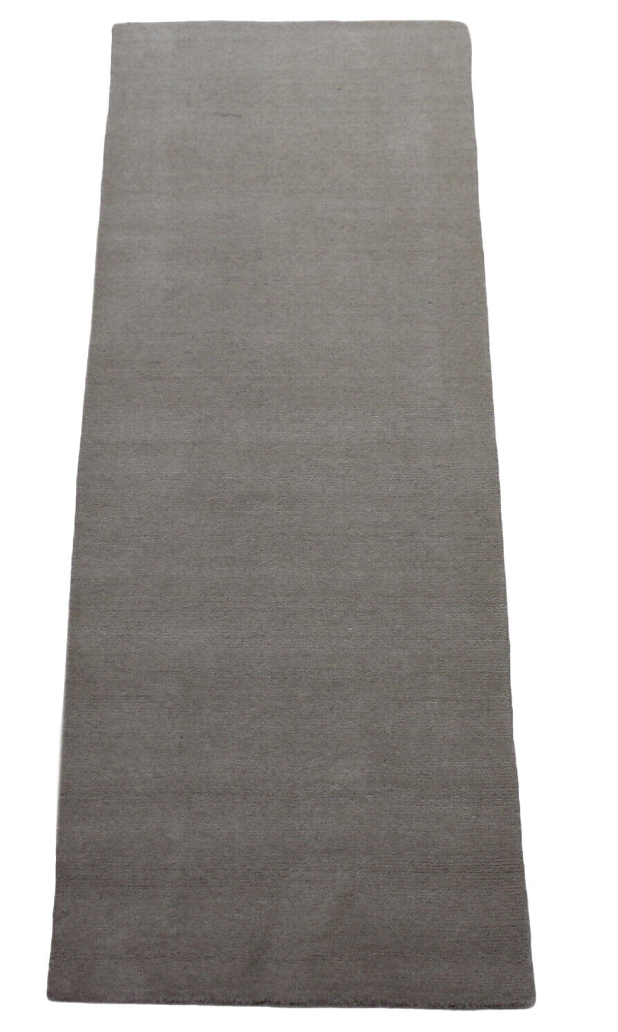 Beige Elfenbe Brücke 100% Wolle 75X200 cm Handgewebter Teppich Orientteppich C9