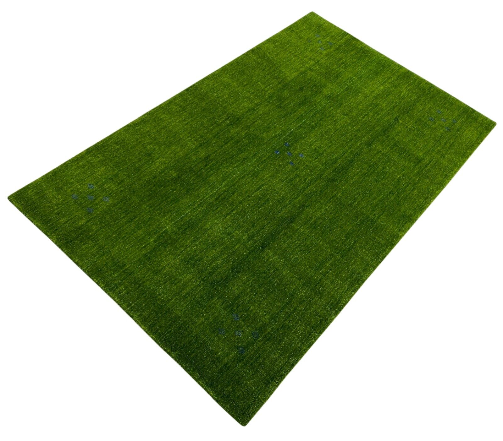 Grün Gabbeh Teppich 120X180 CM Blau 100% Wolle Loom Orientteppich Debbich