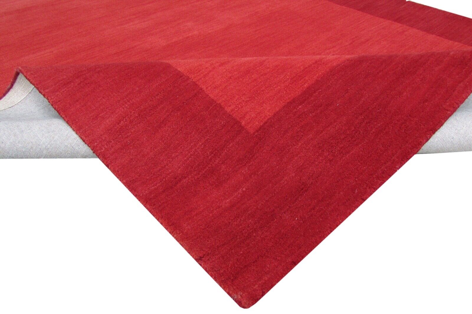 Rot Orange Teppich 100% Wolle Handgetuftete 190X290 CM Designer T895