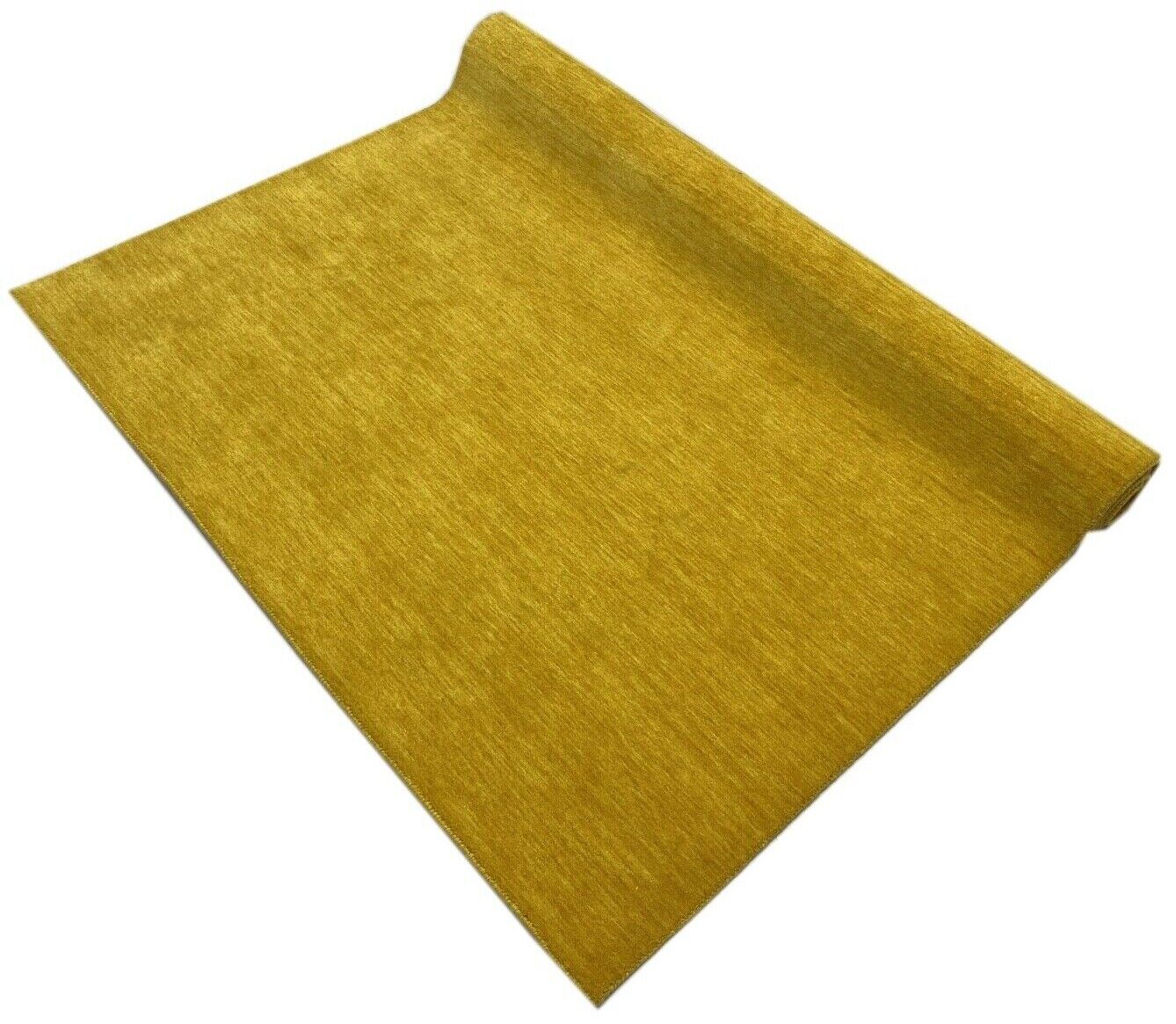 Gelb Gold Gabbeh Teppich 100% Wolle 174x244 cm Orient Handgewebt Wr106