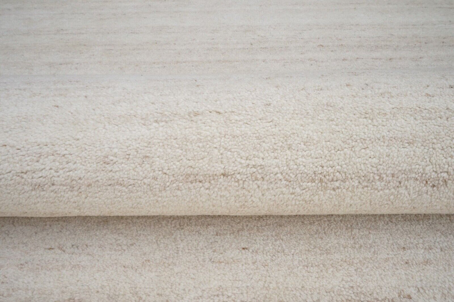 Teppich Beige Ivory 100% Wolle 160X230 cm Orientteppich Handgetuftet HT237
