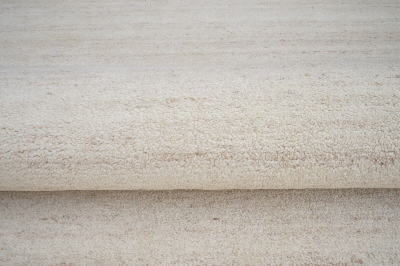 Beige ivoorkleurig tapijt, 100% wol, 160x230 cm, Oosters tapijt, handgetuft, HT237