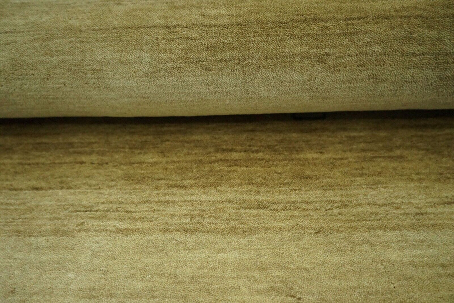 Gabbeh Teppich Beige Braun 100% Wolle 170x240 cm Handgewebt Lr653