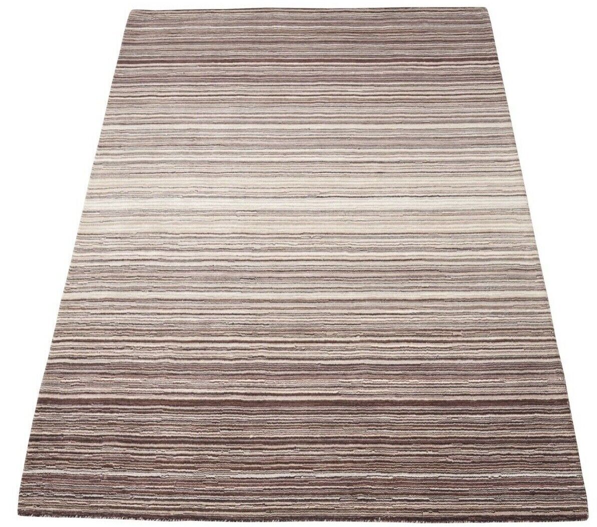 Beige-ruskea matto 160x230 cm, 100 % villaa, käsin tuftattu, itämainen matto HT377