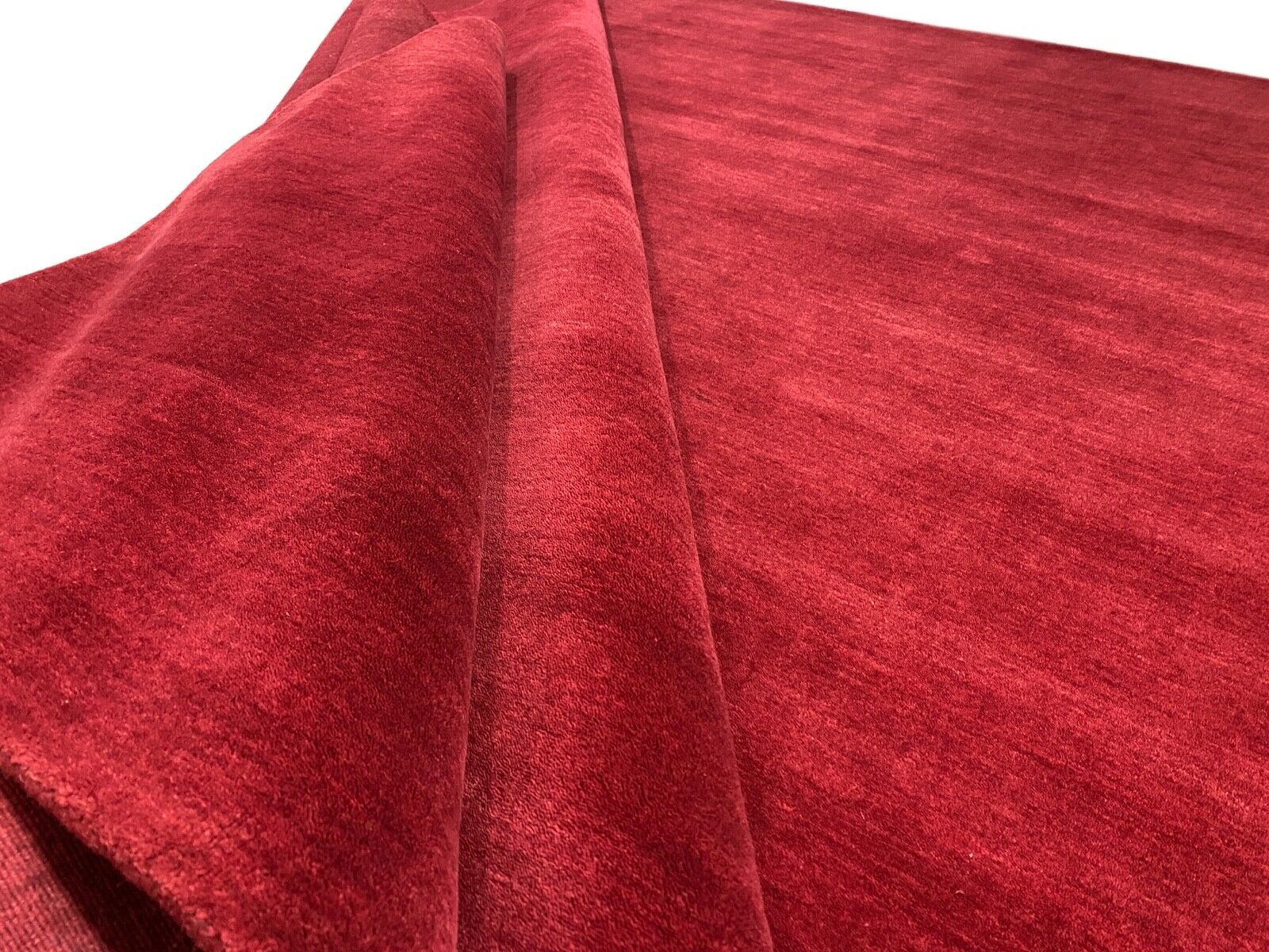 Rot Teppich 100% Wolle Orientteppich Gabbeh Loom Handgefertigt 244X300 CM