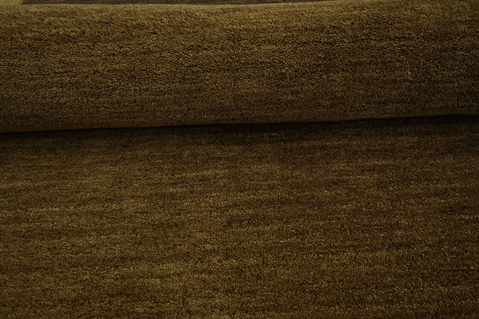 Braun 140X200 cm Teppich 100% Wolle Orientteppich Orange Handgetuftet HT600