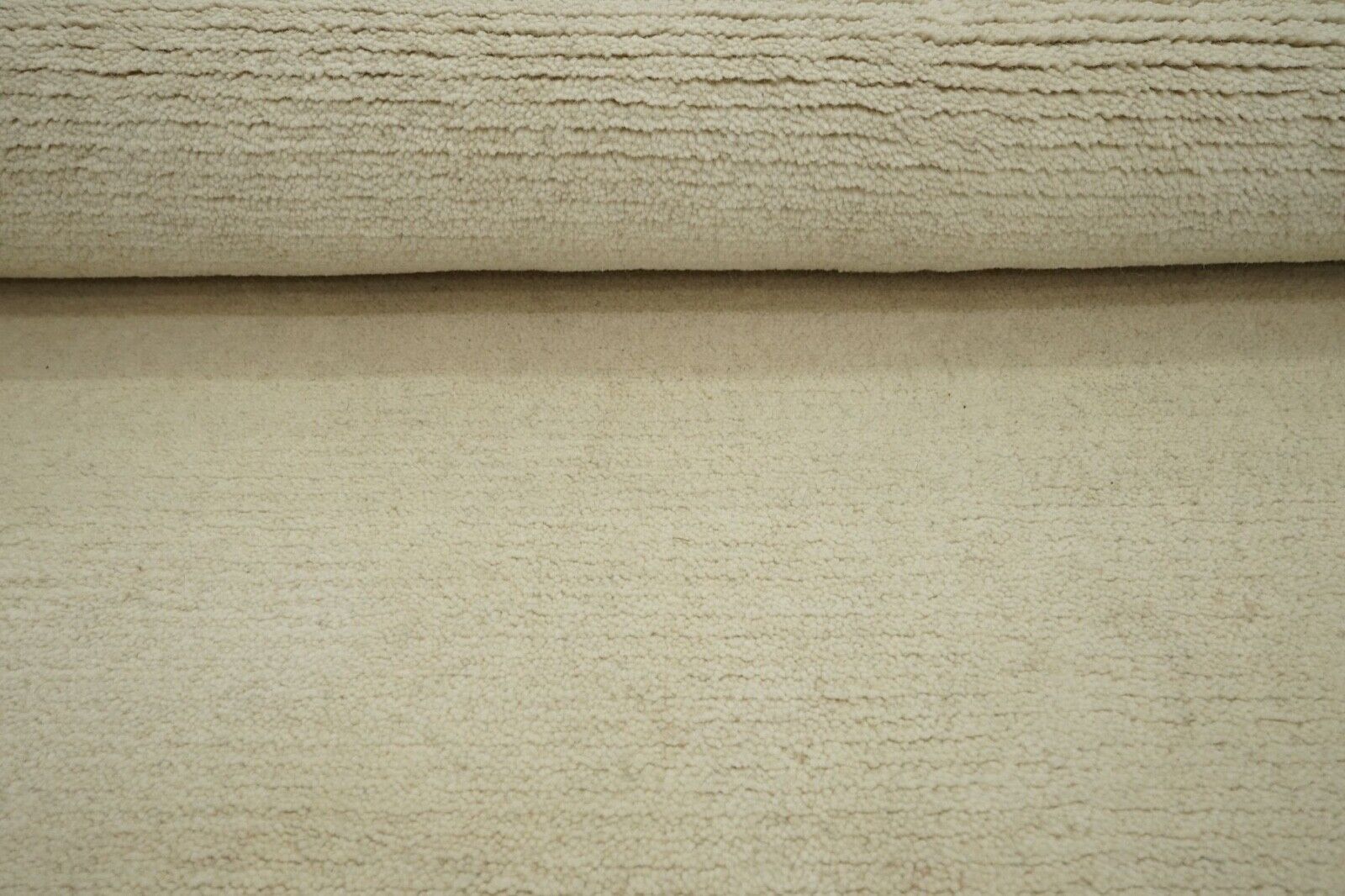Beige Braun Nepal Teppich Handgeknüpft 100% Wolle Orientteppich 140X200 cm N772