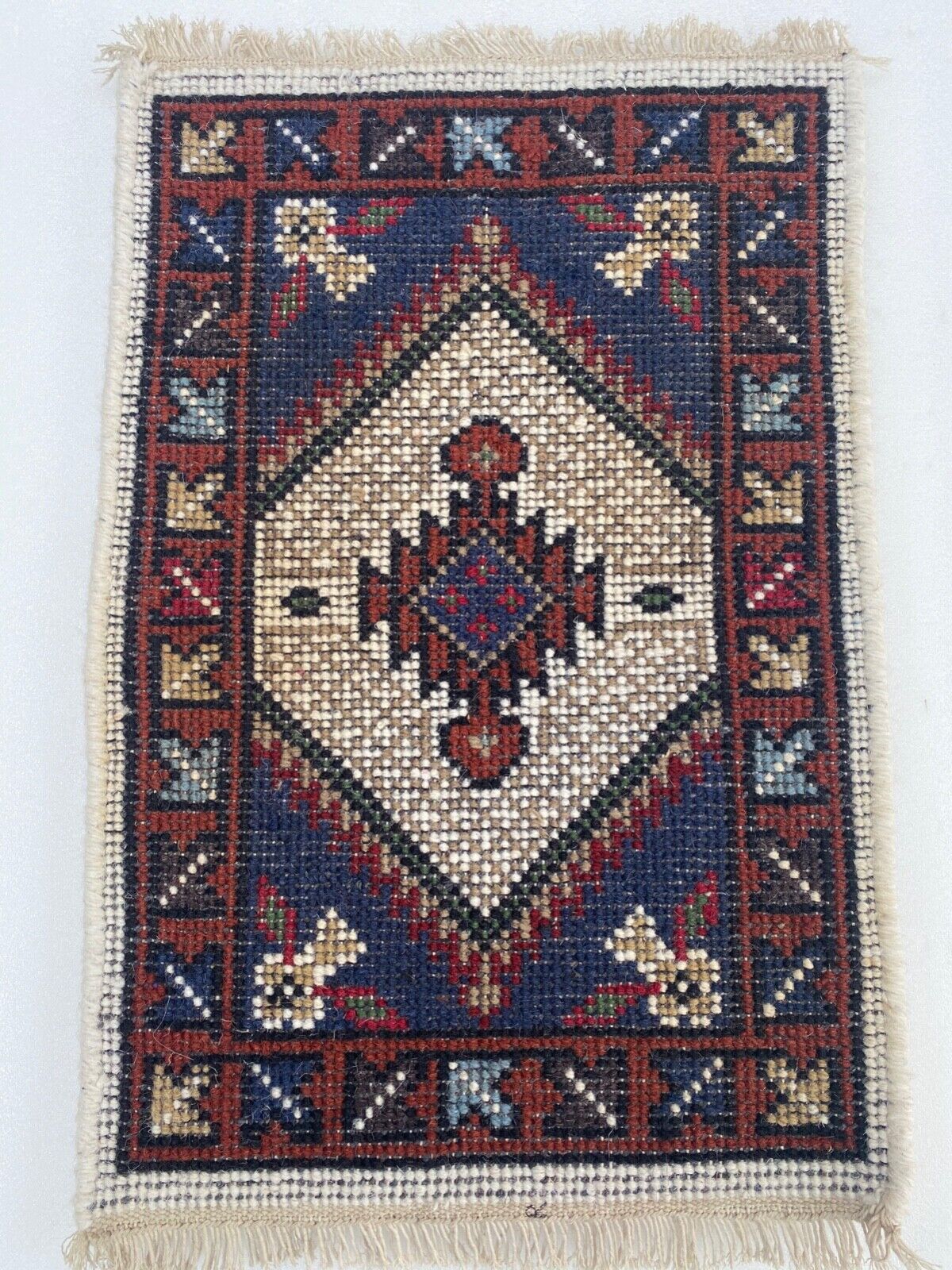 Automatten Brücke 40X60 CM Handgeknüpft Teppich Fußmatten 100% Wolle 2P