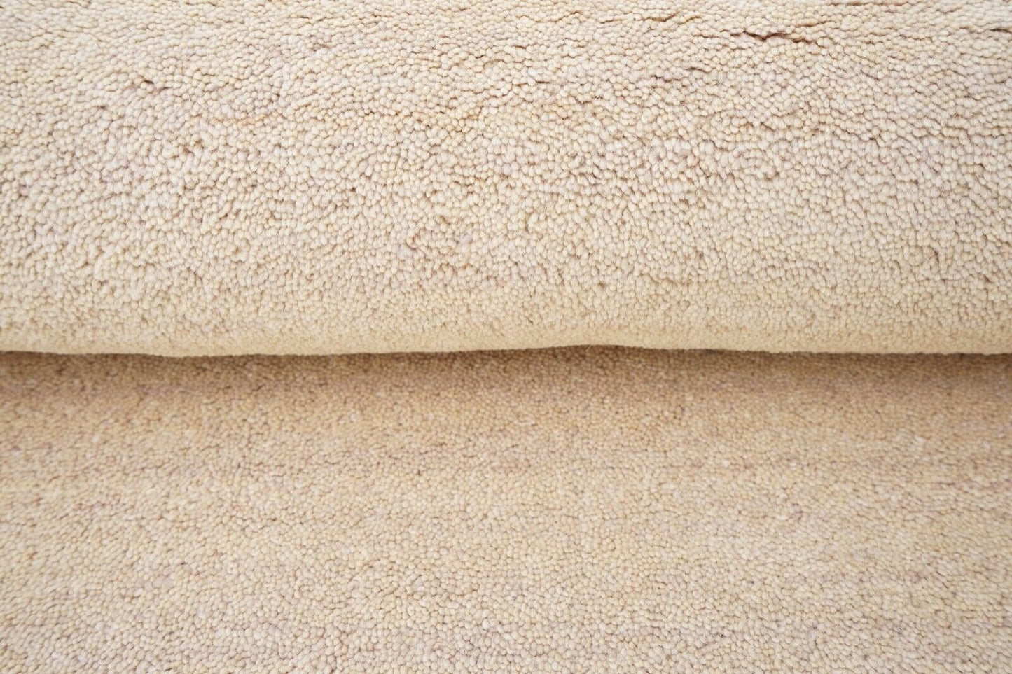 140X200 cm Teppich 100% Wolle Beige Braun Orient Handgetuftet HT611