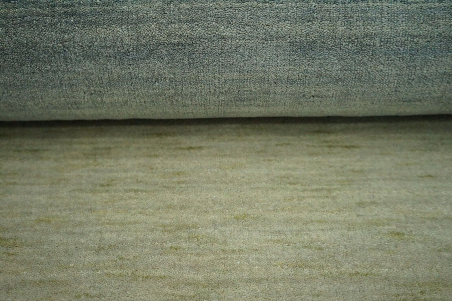 Gabbeh Teppich Grau Beige 100% Wolle 170x240 cm Handgewebt Orientteppich Lr505