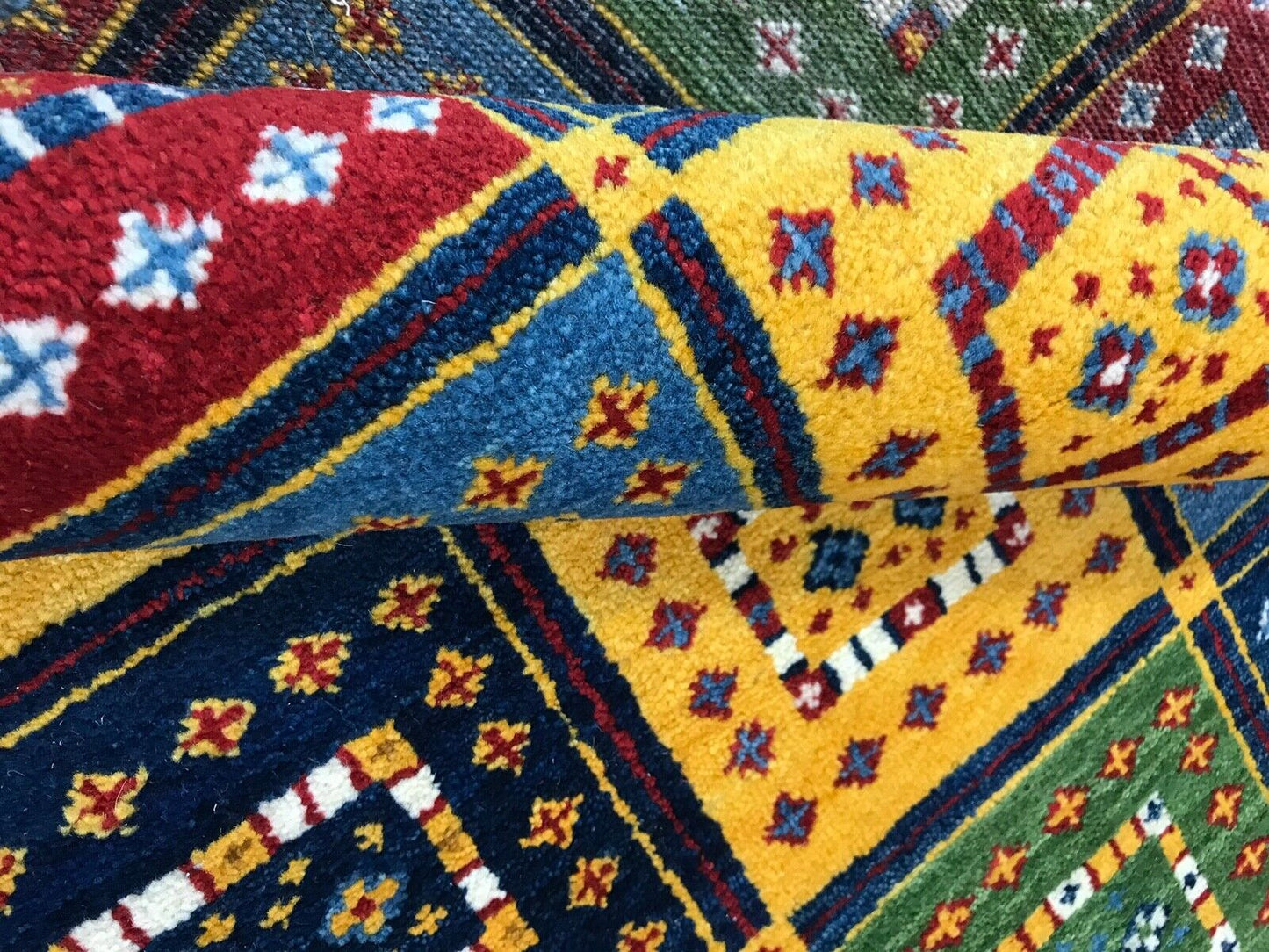 Handgeknüpft Teppich 140X200 cm 100% Wolle Handgeknüpft Orientteppich Gabbeh