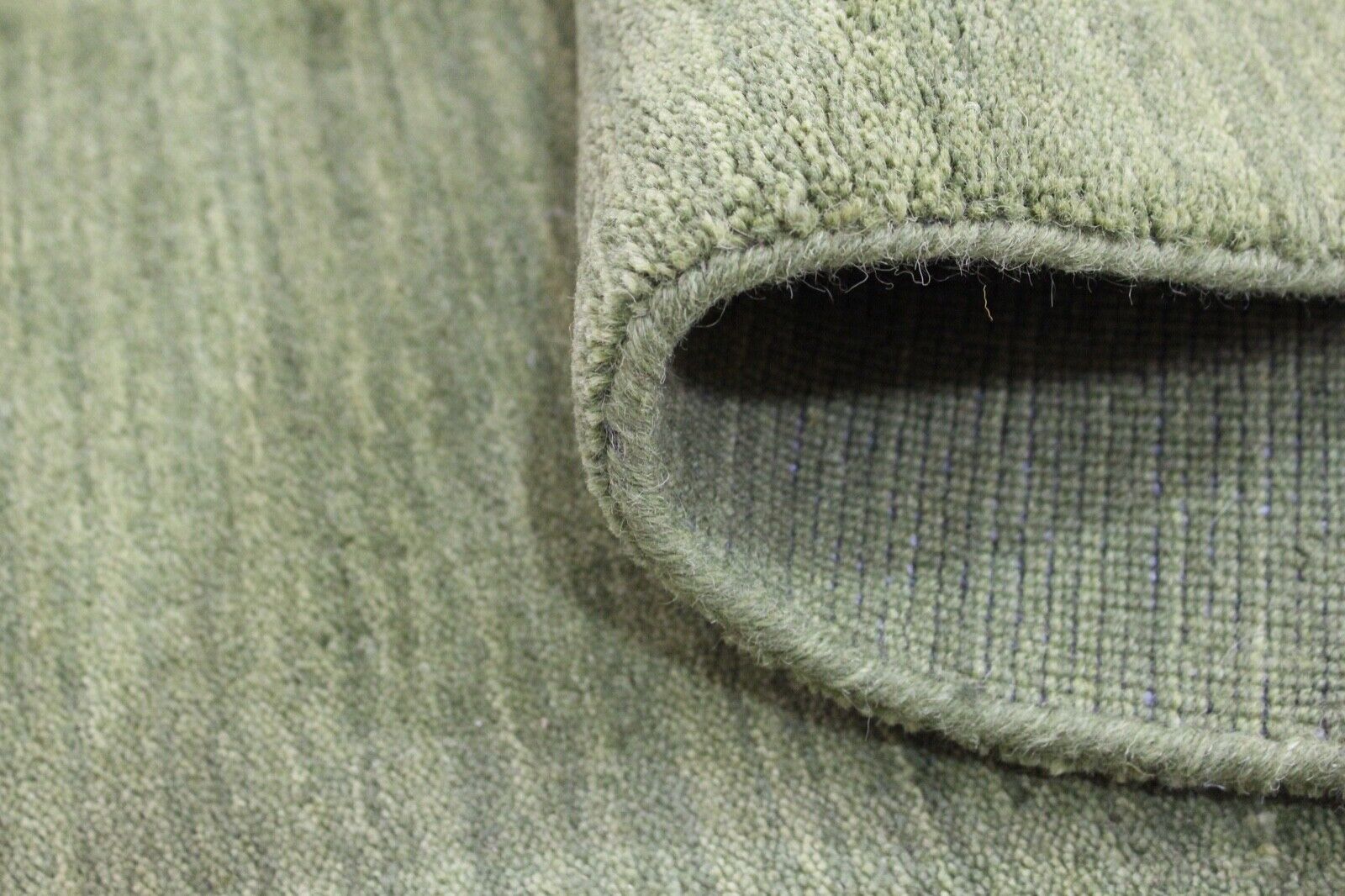 Grün Brücke 100% Wolle 75X250 cm Läufer Handgewebter Teppich Orientteppich C23