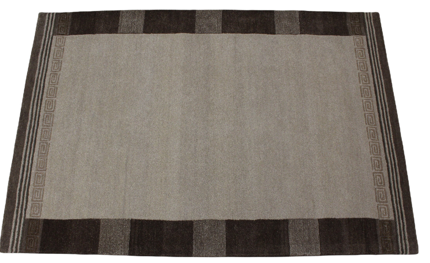 Teppich 100% Wolle Beige 160X230 cm Orientteppich Handgetuftet HT208