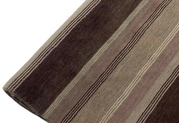 Rjavo-siva preproga, 100 % volna, Gabbeh lori, ročno tkana, 122 x 176 cm, S74