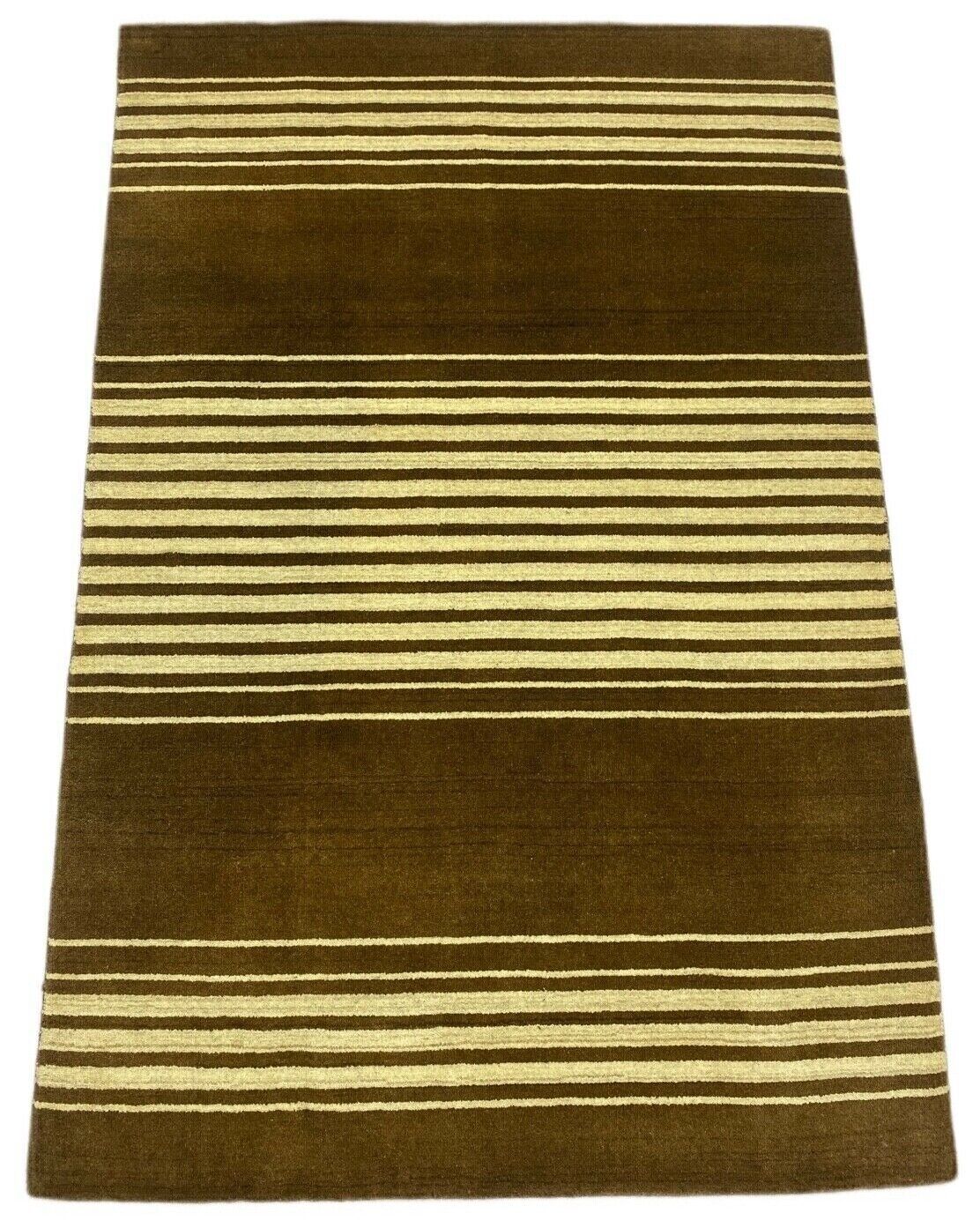 Teppich 100% Wolle Braun Beige lori Handgewebt 120x180 cm Orientteppich S121