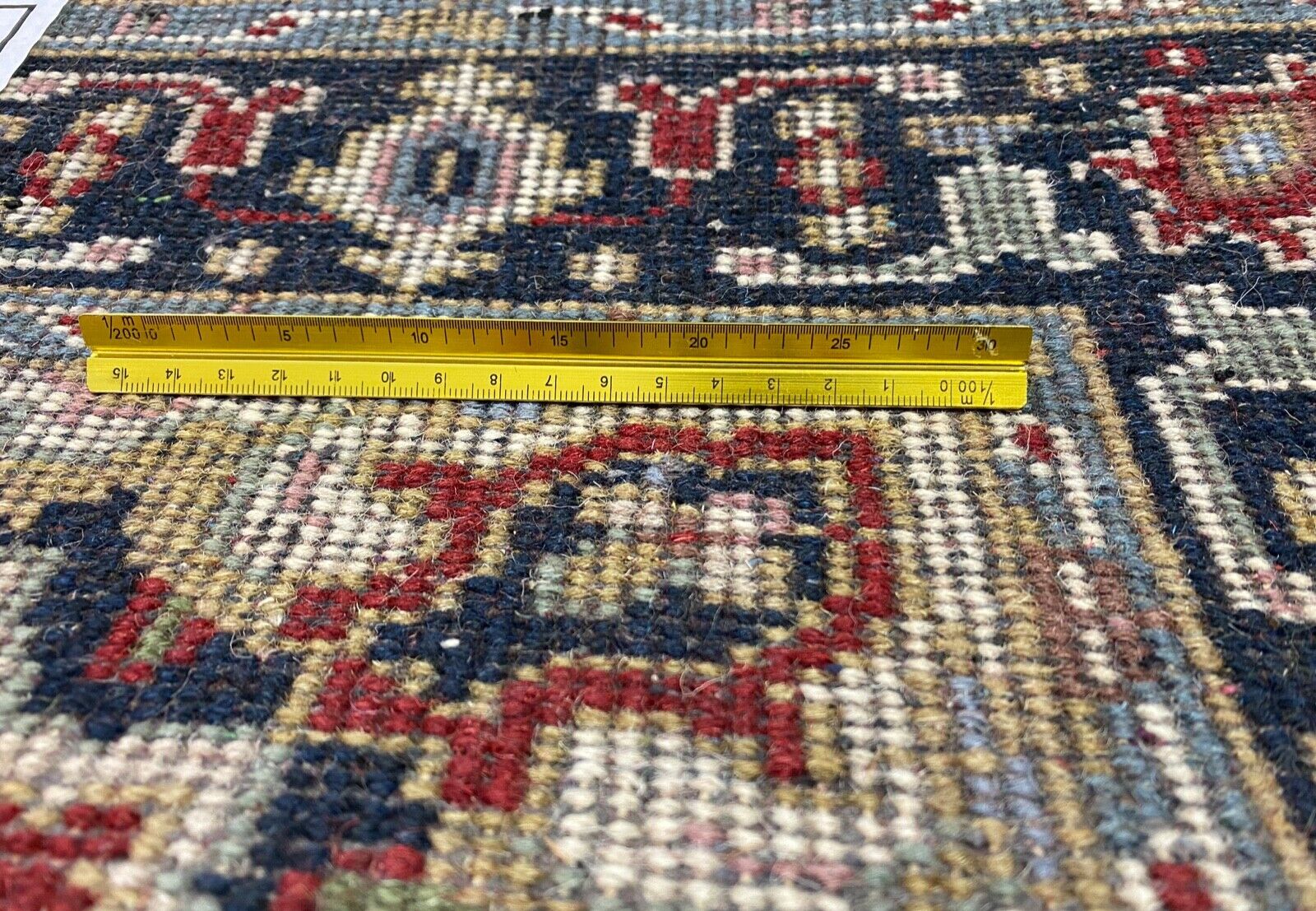 Tapis oriental en laine Red Carpet, noué à la main, 100 % laine vierge, 95 x 160 cm, diamètre 7