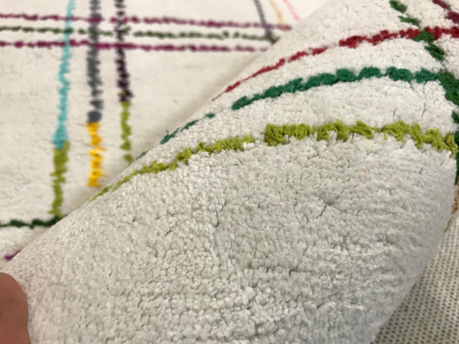 Orientteppich Beige 100% Wolle Designer Teppich Handgetuftet 110X170 CM