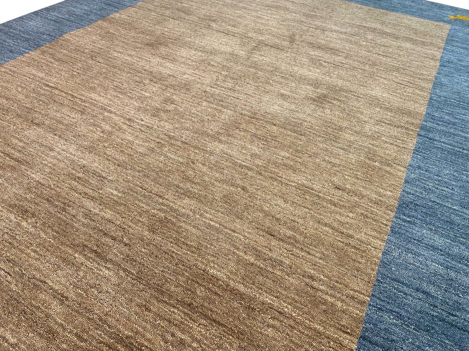 Orientális Gabbeh szövőszék szőnyeg, bézs/világoskék, 100% gyapjú, 170 x 238 cm