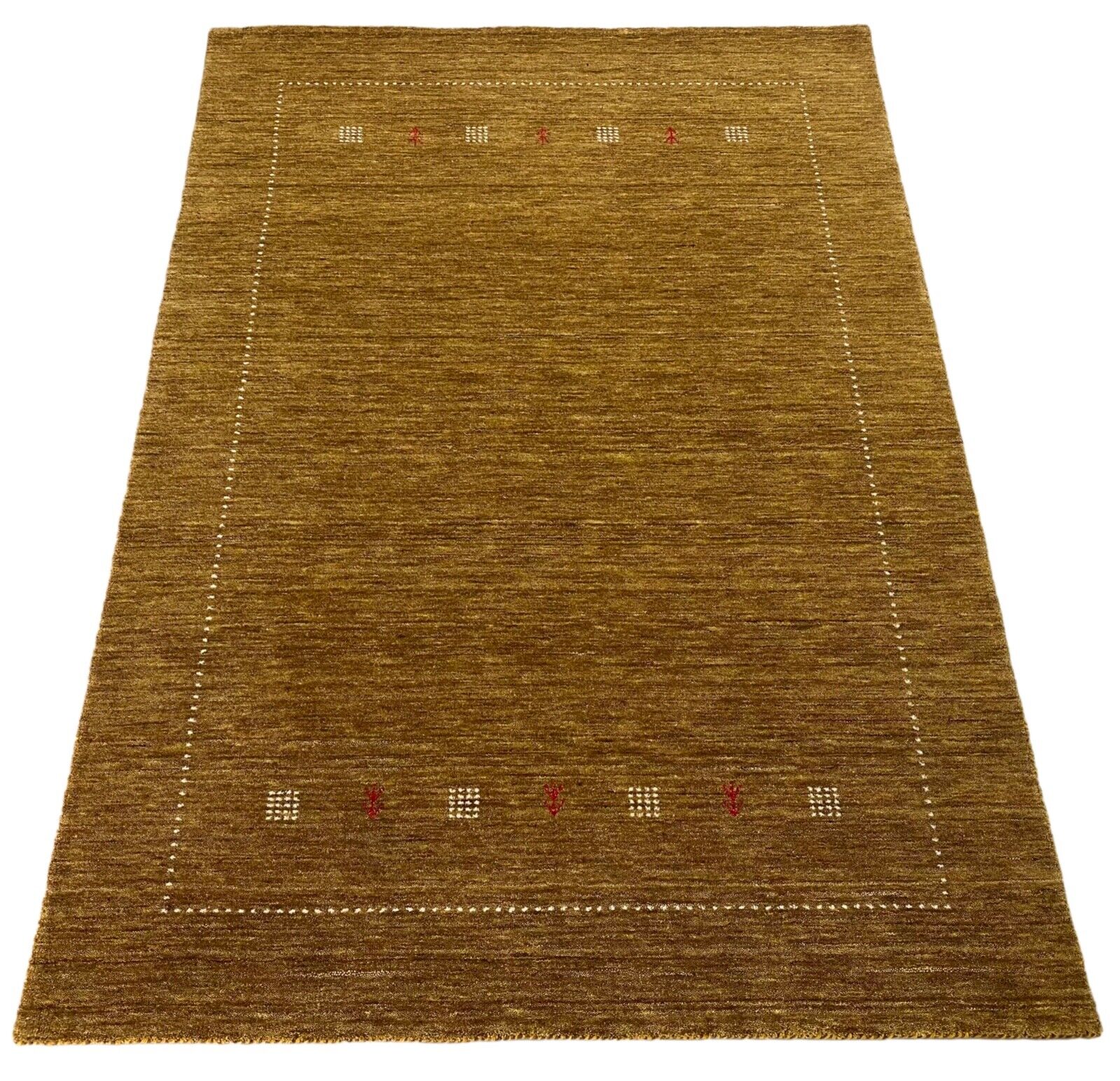 Gabbeh Teppich 100% Wolle Braun Handgefertigt 170X240 cm Loom Lori WR144