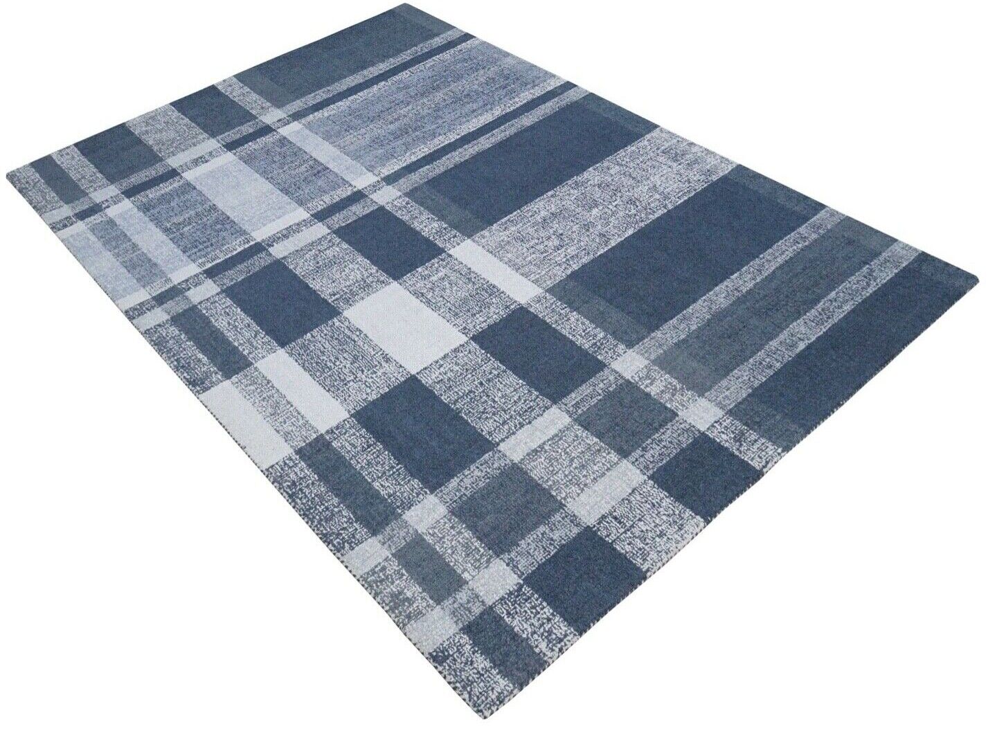 Teppich 100% Wolle Grau Beige 160X230 cm Handgetuftet Orientteppich HT310u