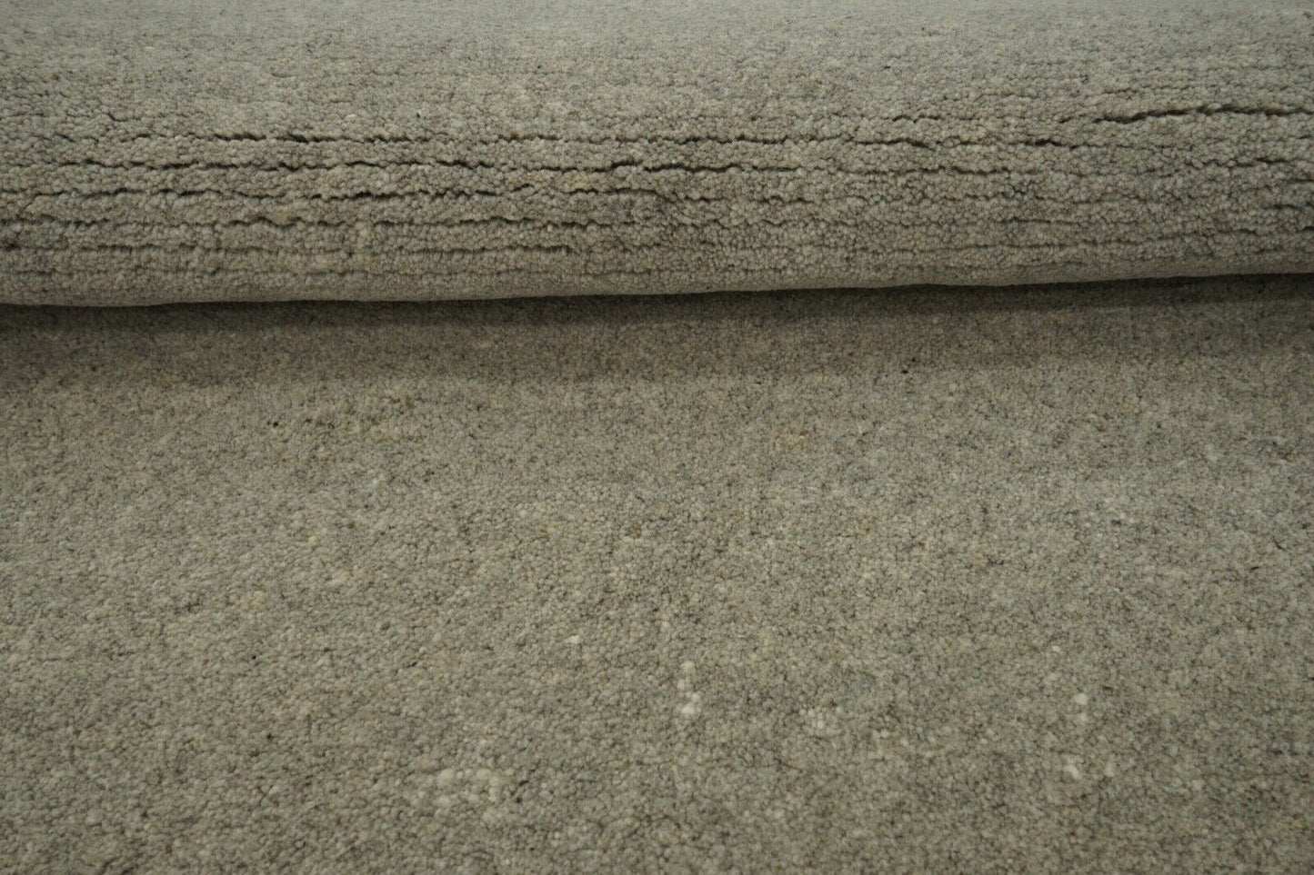 Grau Teppich Indo Nepal Handgeknüpft 100% Wolle 170X240 cm Orienttepich N749