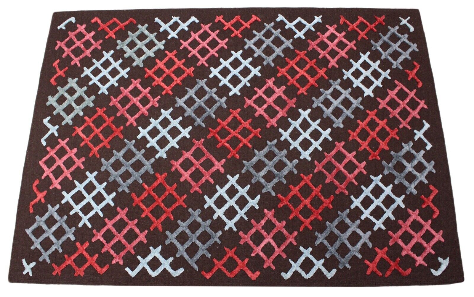 Teppich Flechtteppich Handgewebt Kelim 170X240 cm Dhurrie Hangetuftet 147