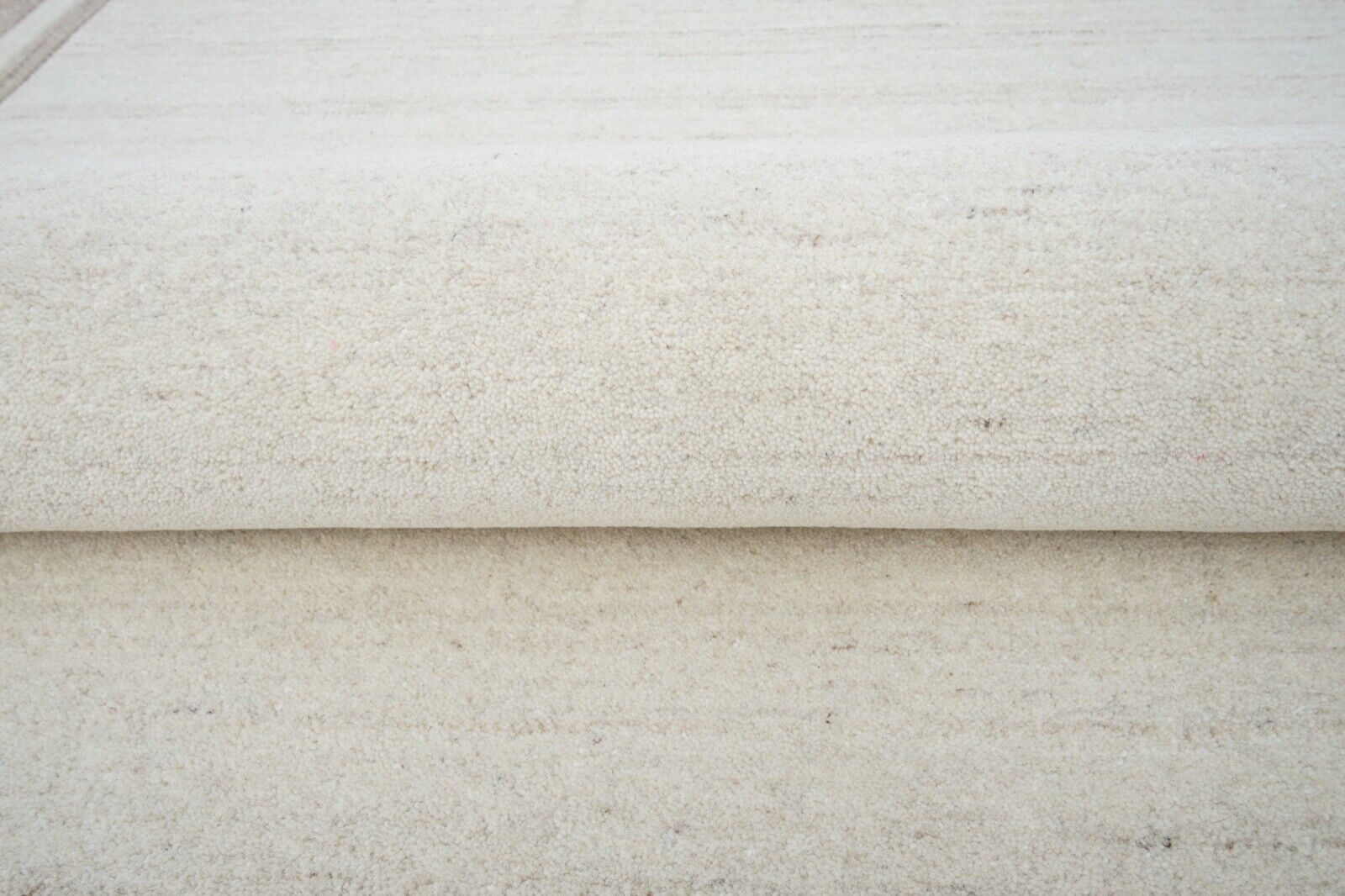 Teppich 100% Wolle Biege Grau 160X230 cm Orientteppich Handgetuftet HT289