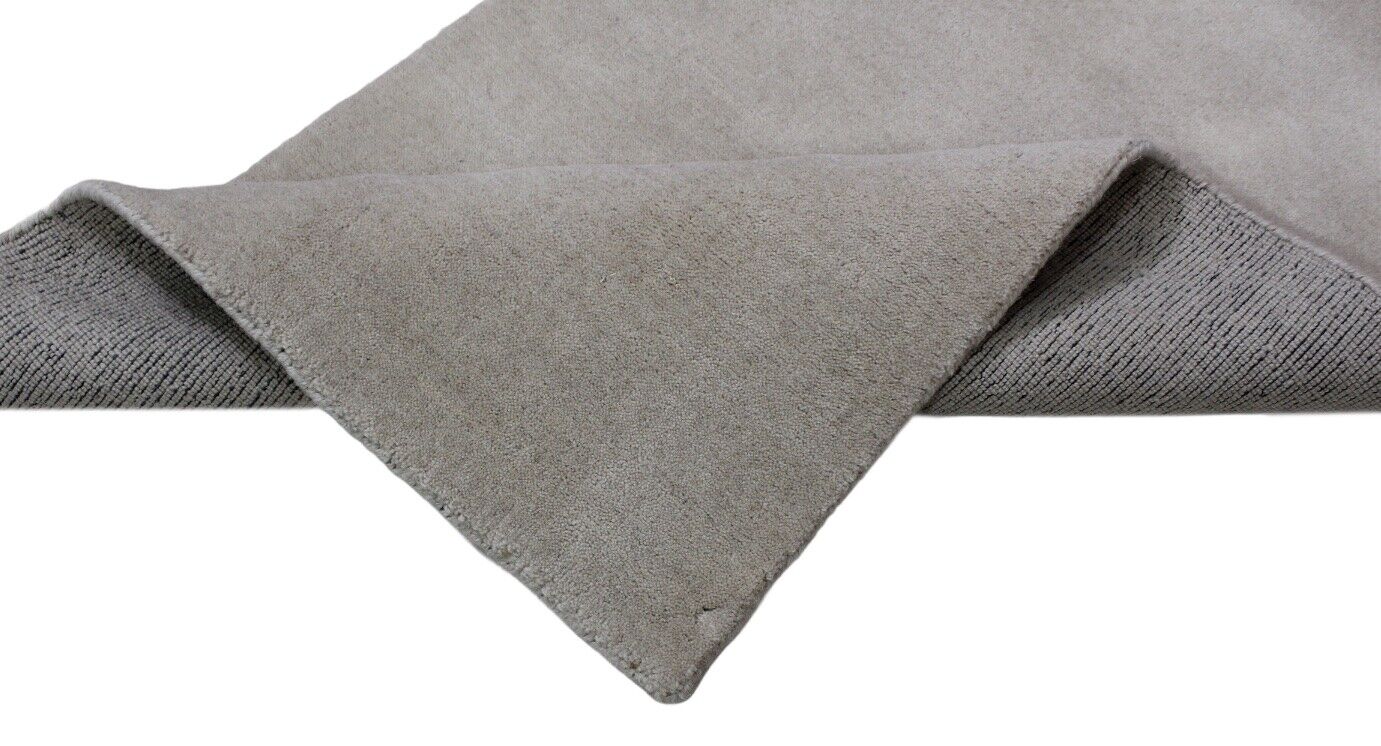 Beige Elfenbe Brücke 100% Wolle 75X200 cm Handgewebter Teppich Orientteppich C9